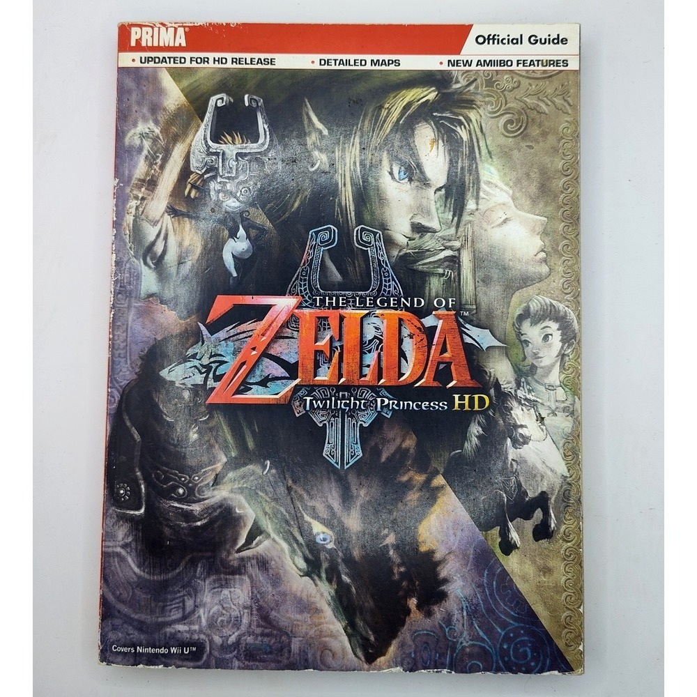Prima Zelda Twilight Princess Official Strategy Guide Nintendo Wii U Softcover